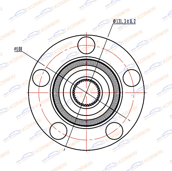 ступица колеса korwin kwah0001 оптом от производителя по низким ценам